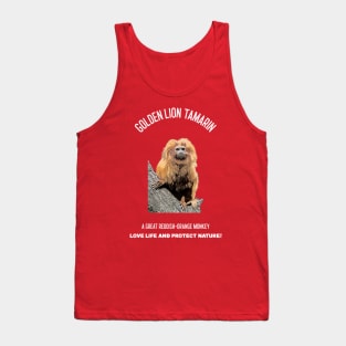 Golden Lion Tamarin Monkey Tank Top